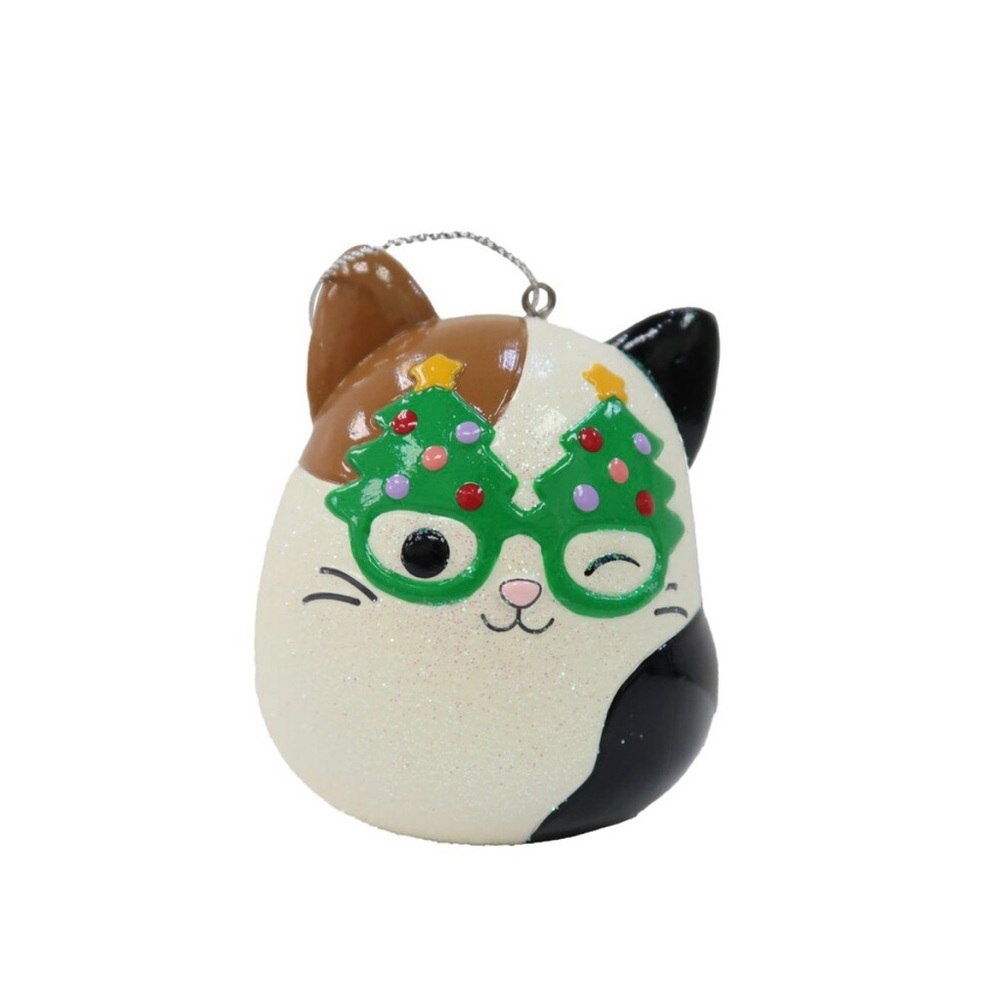 NIB Squishmallows Cam the Cat Holiday Ornament